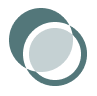 Icon showing a circle above another circle