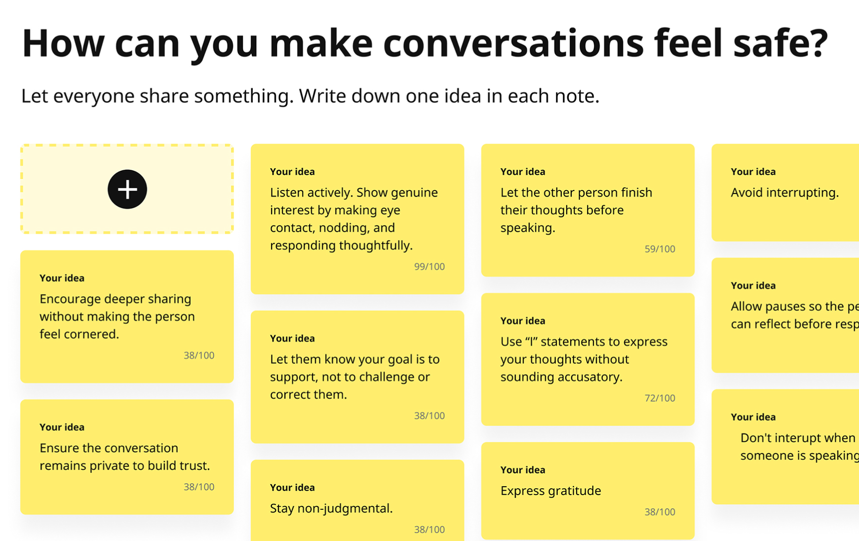 Slide conversation activity