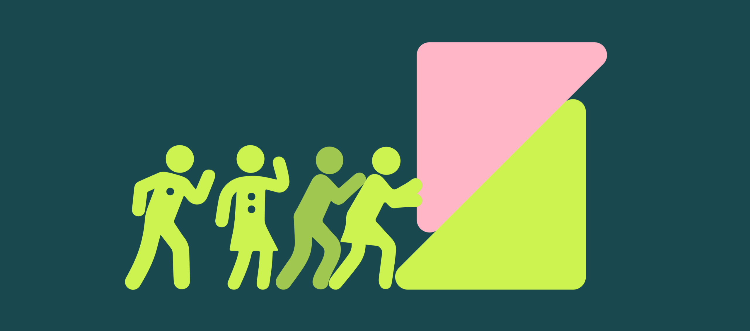 A team that collaborate to grow together