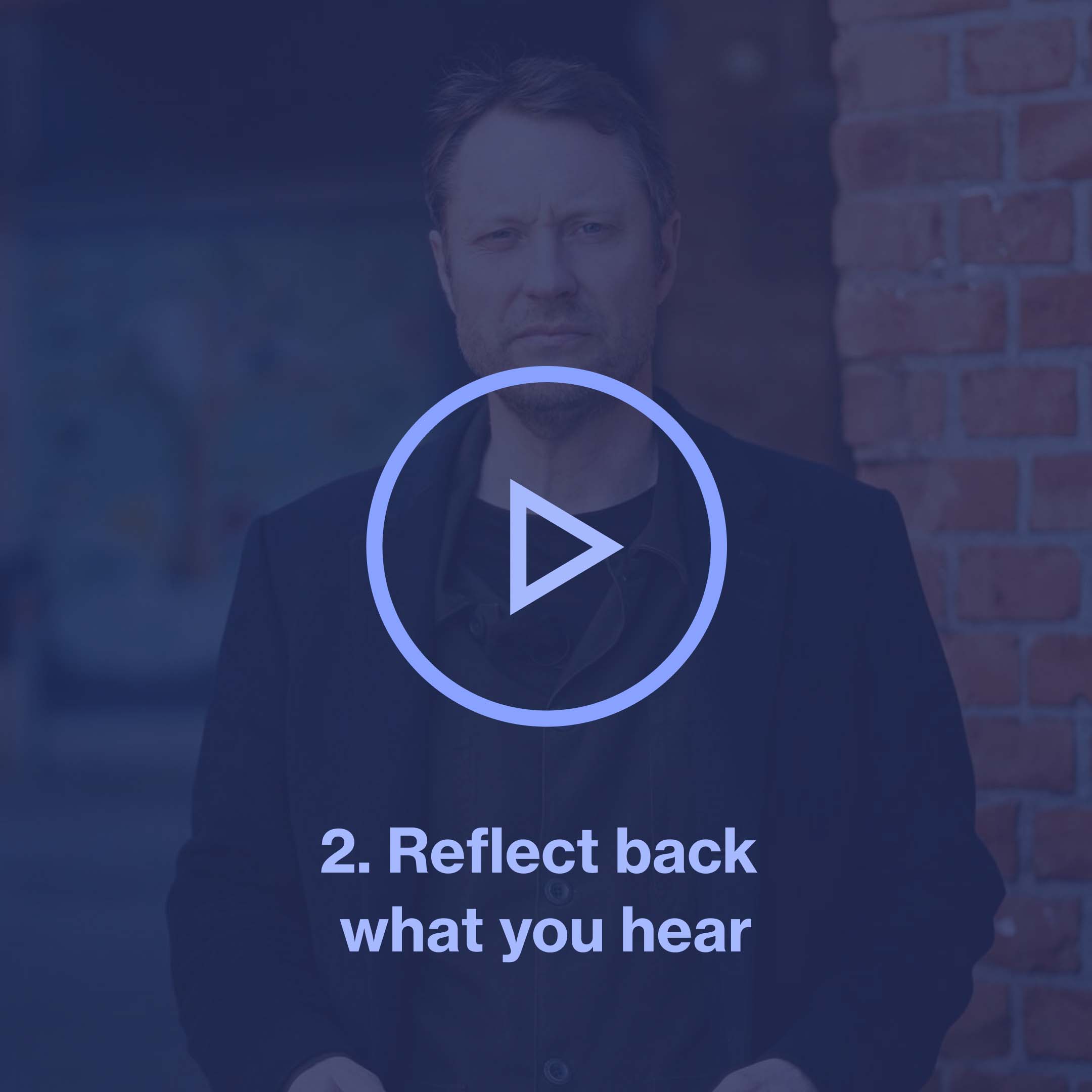 Tips about how to reflect back what you hear