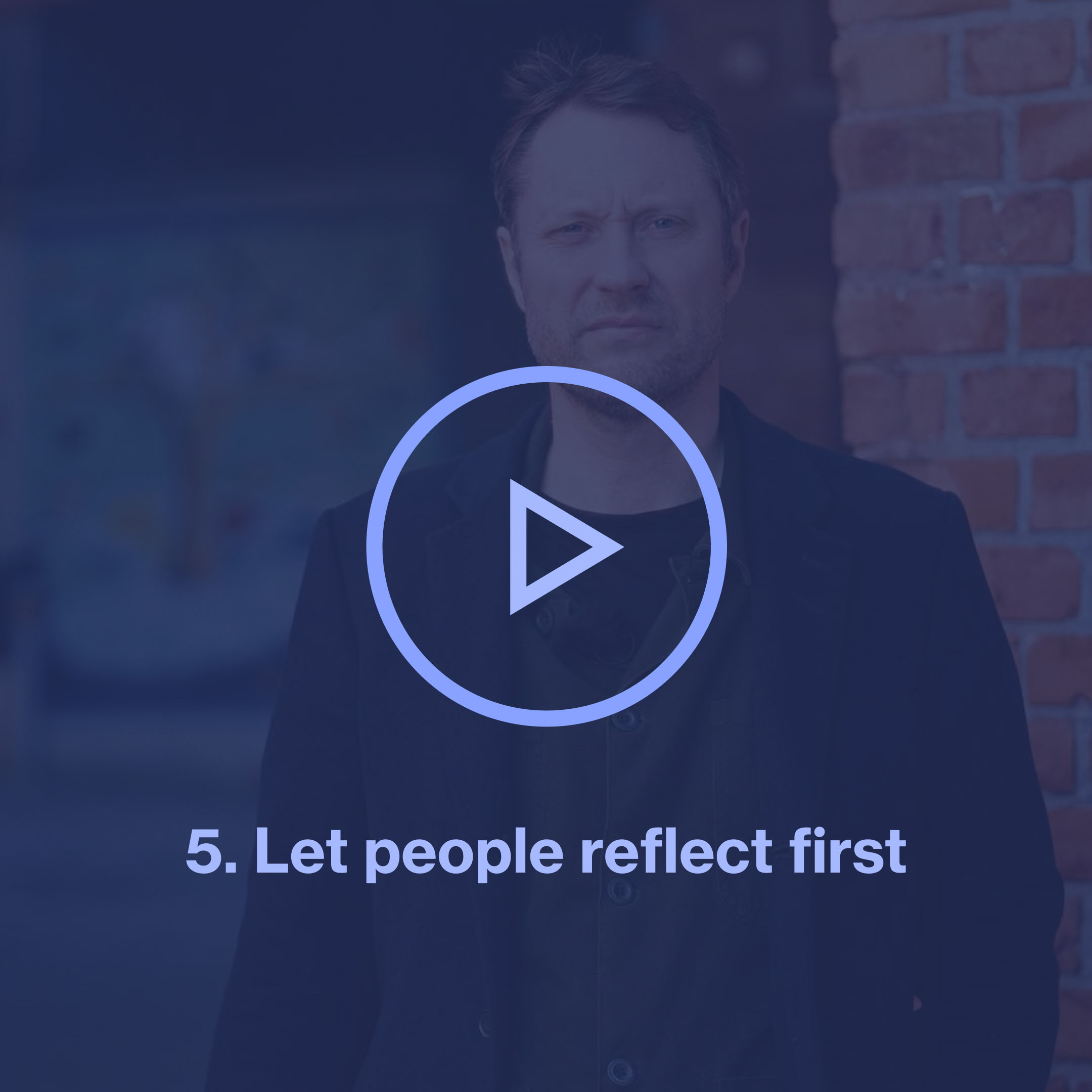 Video tip: Let people think before they speak